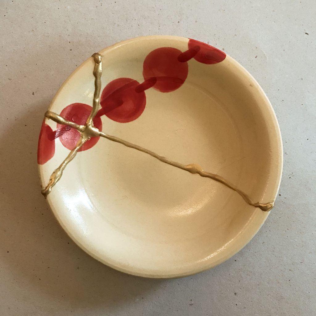 colourliving blog // kintsugi at the House of St Barnabas // repaired bowl